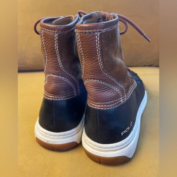 Ralph Lauren Declan leather duck boots 7D - Picture 3 of 7